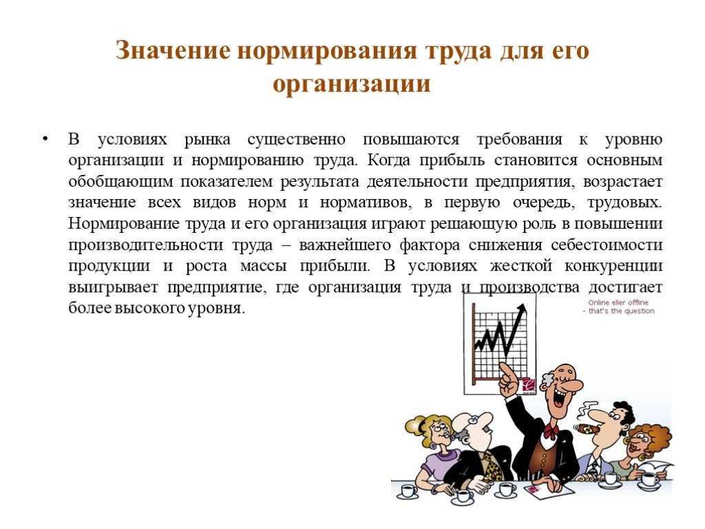 Нормирование труда понятие виды и законодательное регулирование