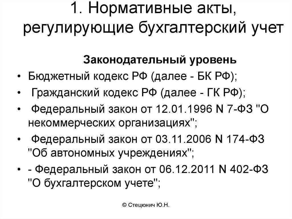Российские стандарты по бухгалтерскому учету. новый закон «о бухгалтерском учете»: система регулирующих практику документов. влияние изменений курсов иностранных валют