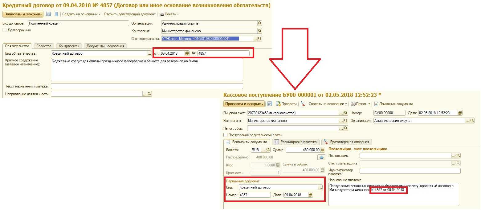 Выданные обеспечения на каком счете