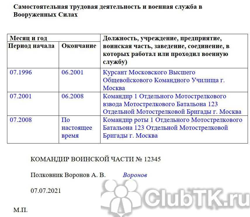 Справка объективка мвд бланк