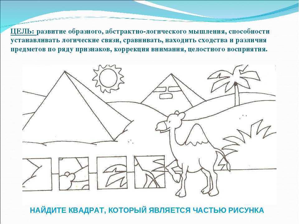 Наглядно образное мышление дошкольников: особенности развития, методы