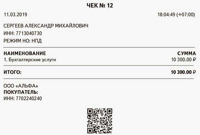 Закрывающие документы от самозанятого для юр лица
