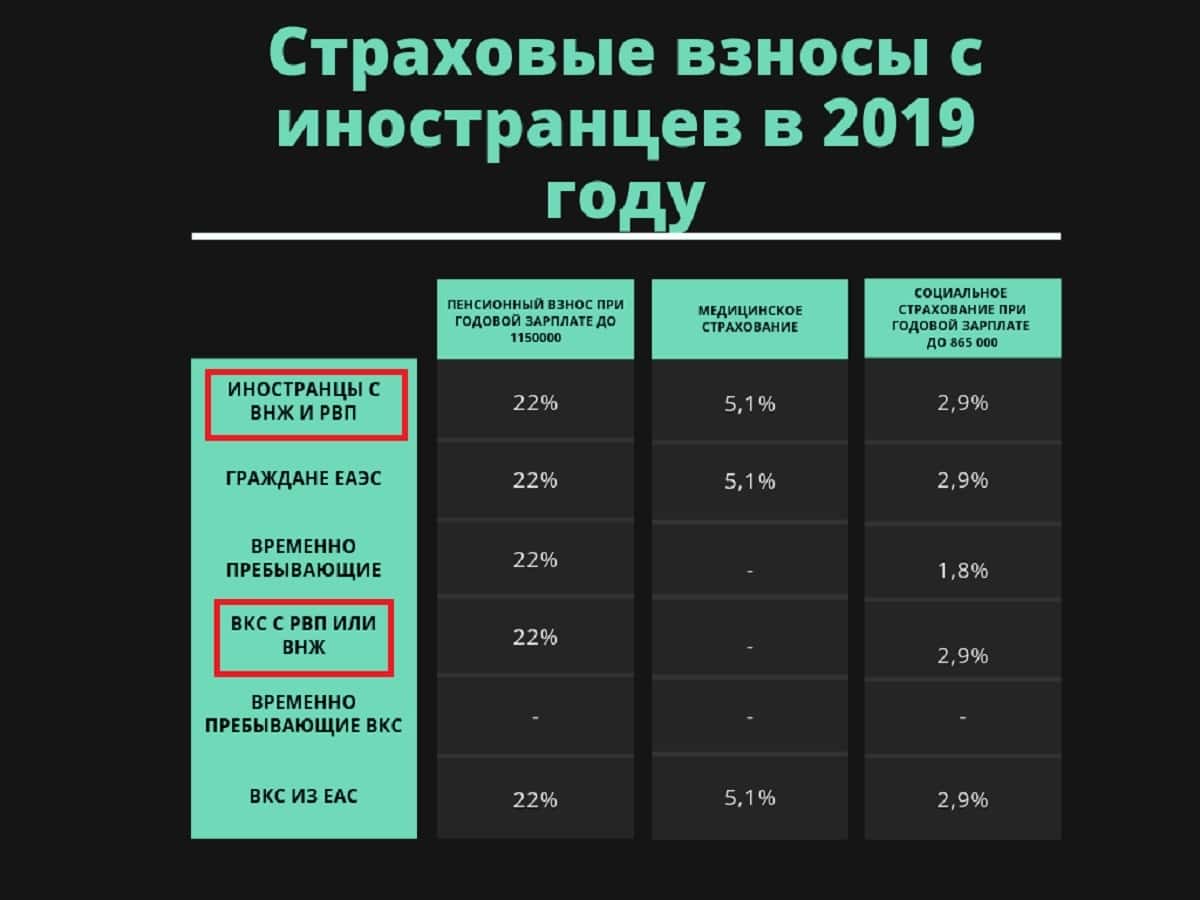 Какие налоги платить за вкс иностранца: основные правила