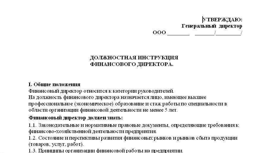 Должна ли быть должностная инструкция у директора ооо - инструкции, руководства, мануалы