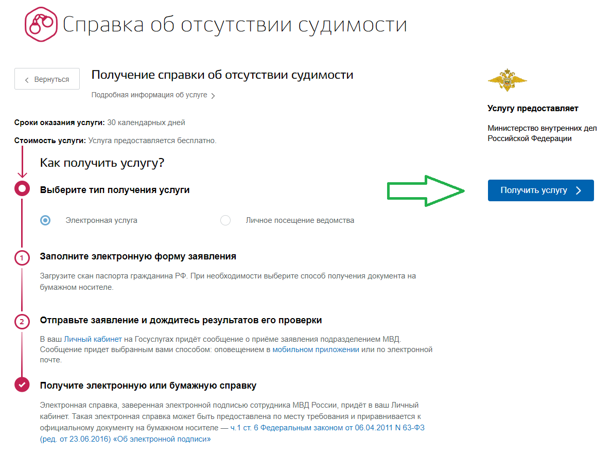 Для чего нужна справка об отсутствии судимости и где её взять - мамаюрист.ру