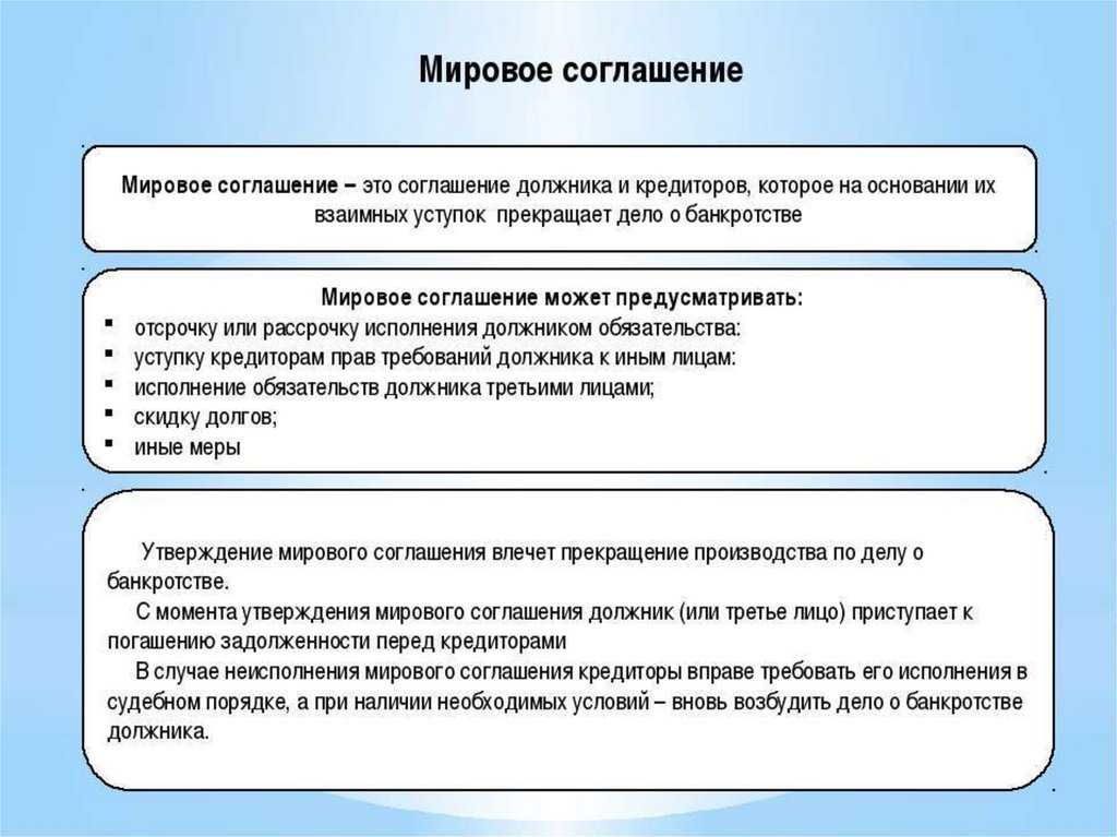 Мировое соглашение в процедуре банкротства физического лица в 2024 | fcbg