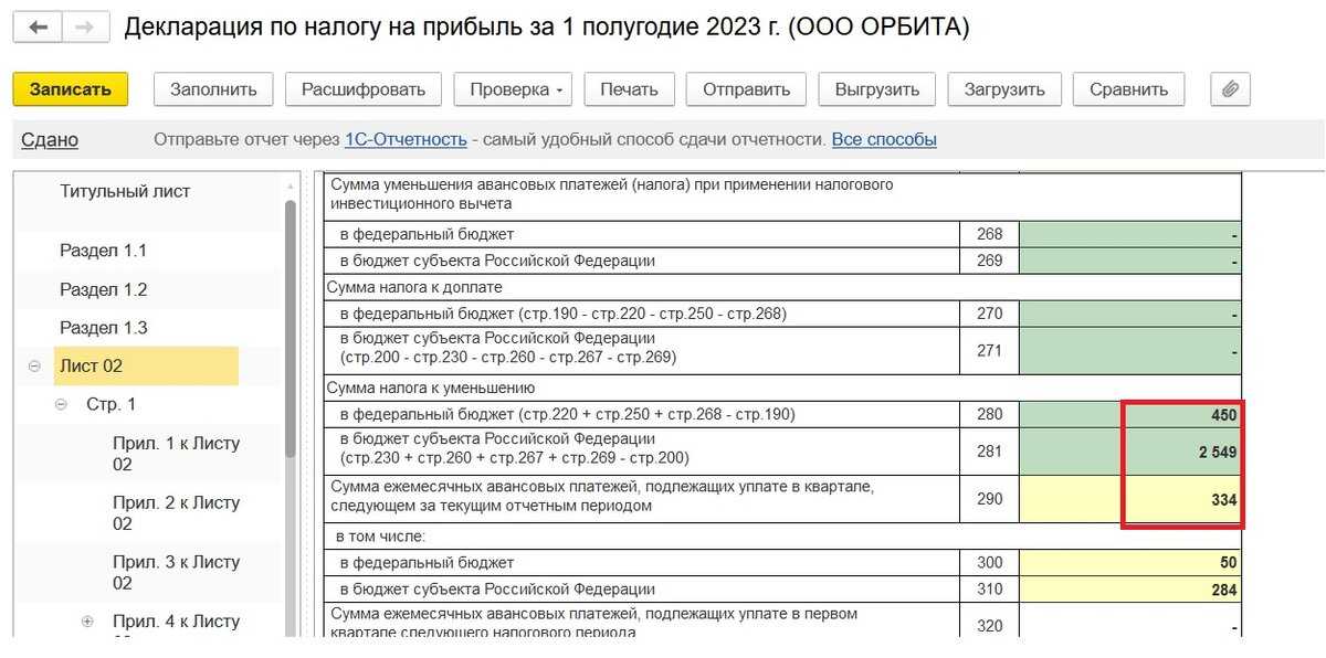 Сальдо единого налогового счета, как формируется енс