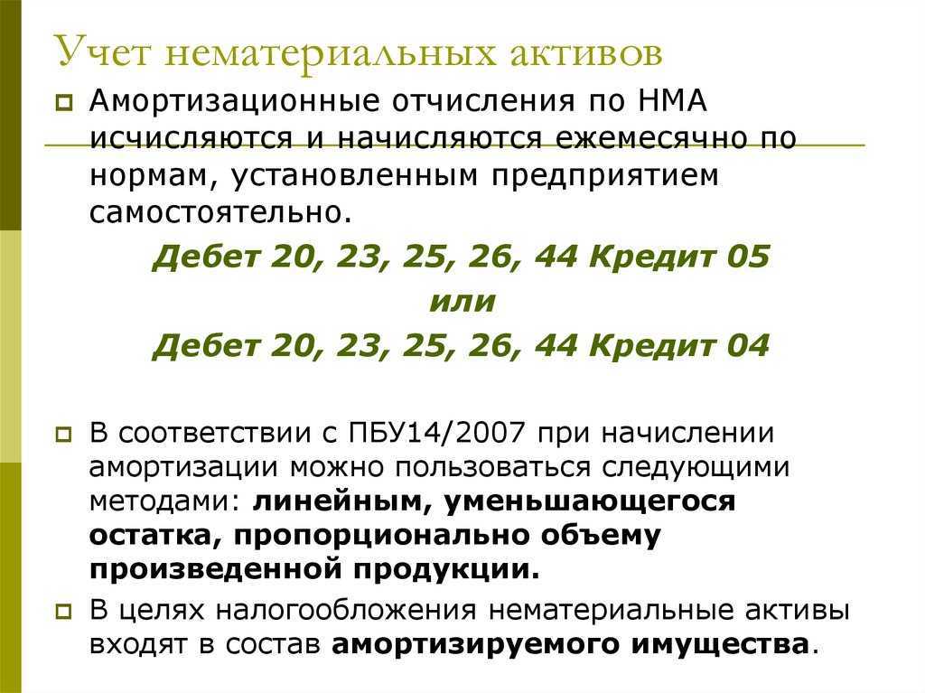 Учет расходов на ниокр