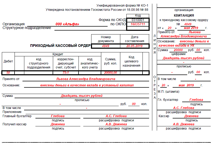 Возврат займа учредителю товаром