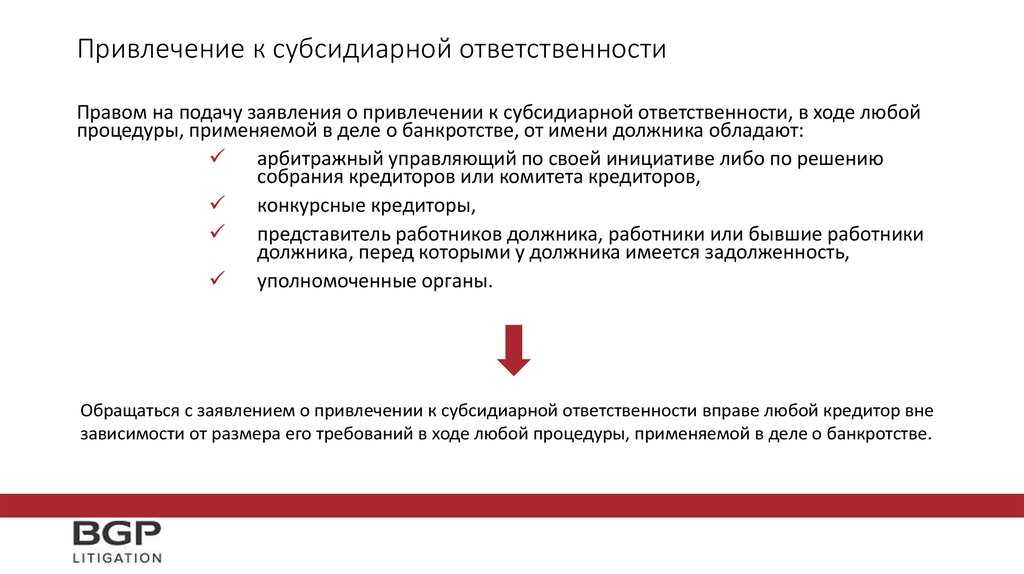 Субсидиарная ответственность учредителя и директора ооо по долгам в 2024 году