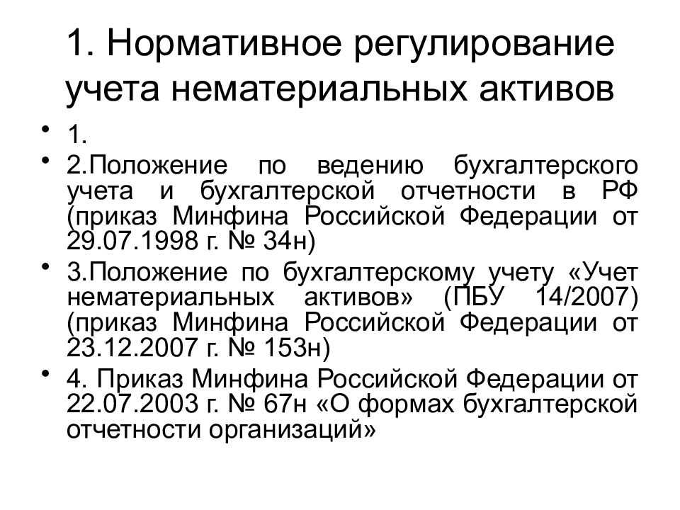 Нематериальные активы с 2024 — что относится, примеры