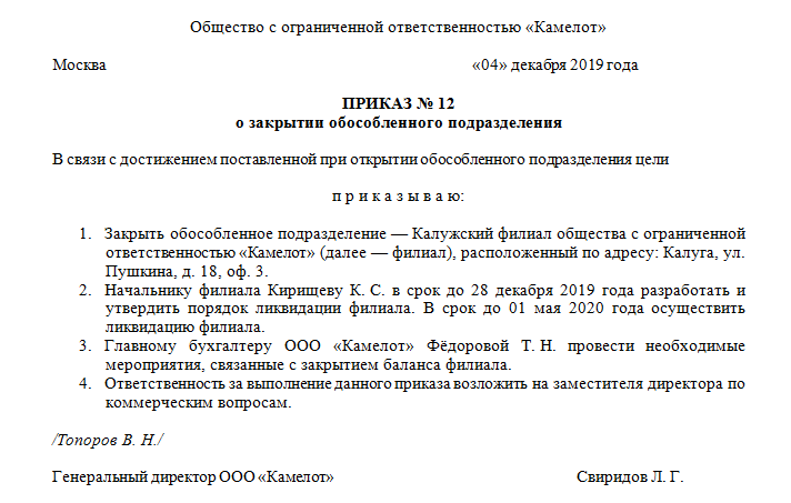 Приостановление деятельности ооо: алгоритм действий