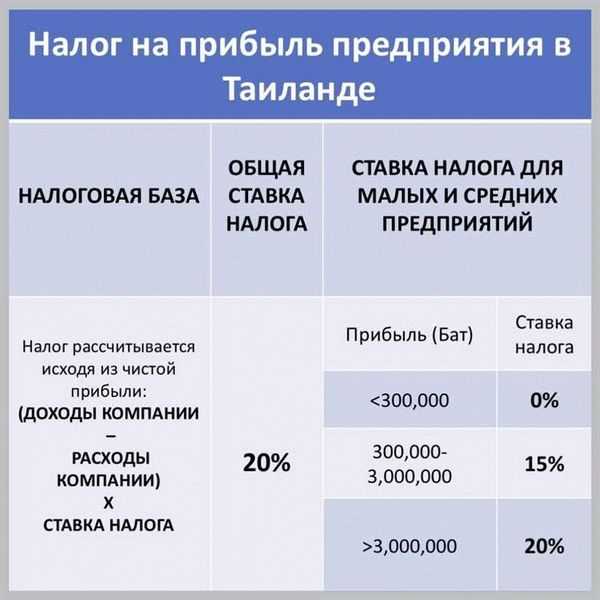 Ставки налога на прибыль в 2024 году