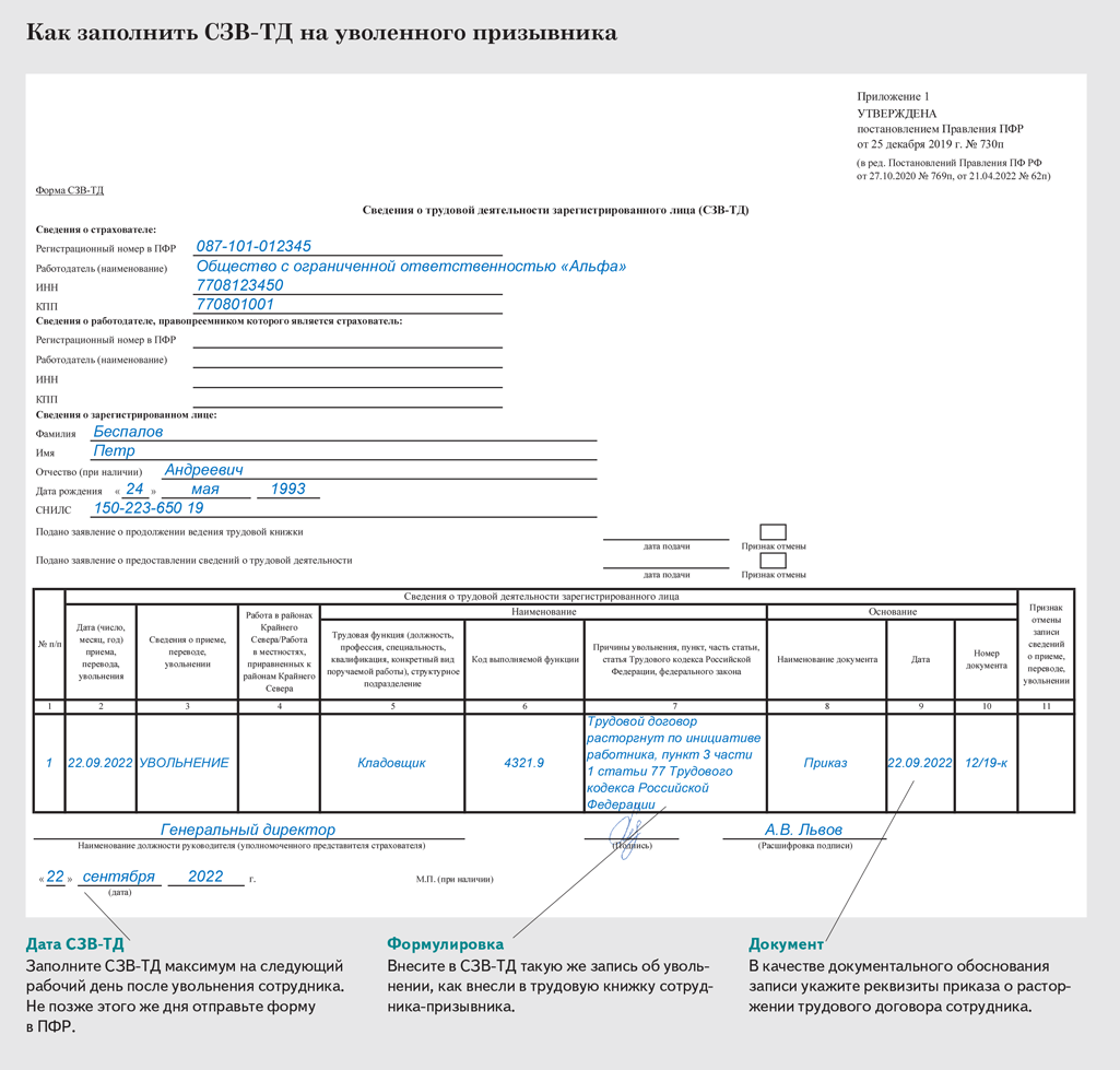 Приостановка и возобновление трудового договора с мобилизованными сотрудниками в конфигурации 1с:зуп