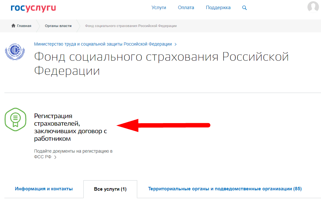 Как зарегистрировать ип в фсс