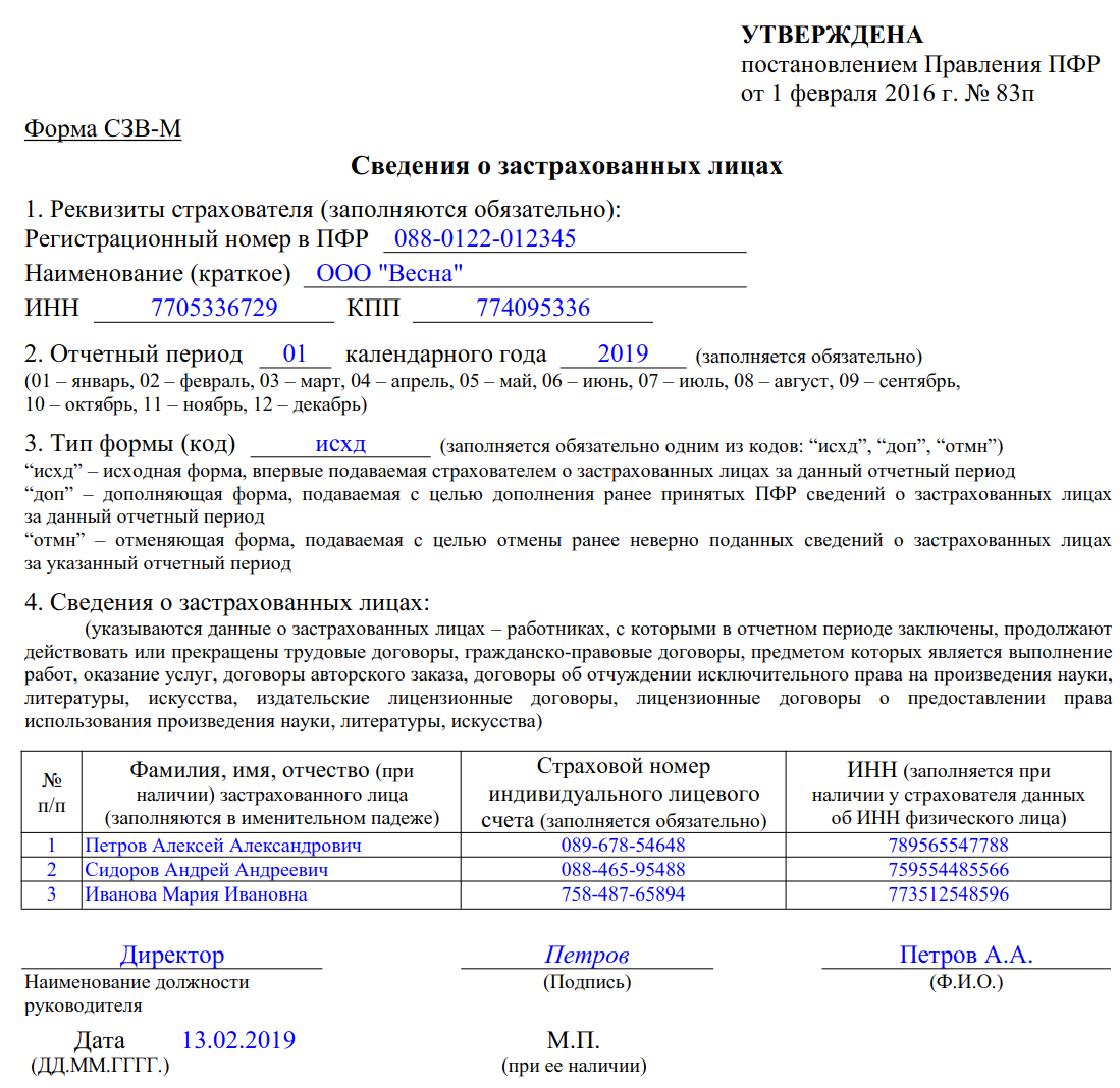 19.12.2023 обновлены некоторые формы персонифицированного учета :: комментарии законодательства