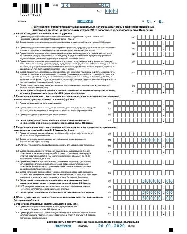 Социальные налоговые вычеты по ндфл в 2024 году