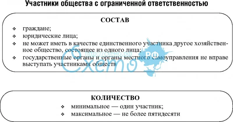 Учредитель ооо права и обязанности