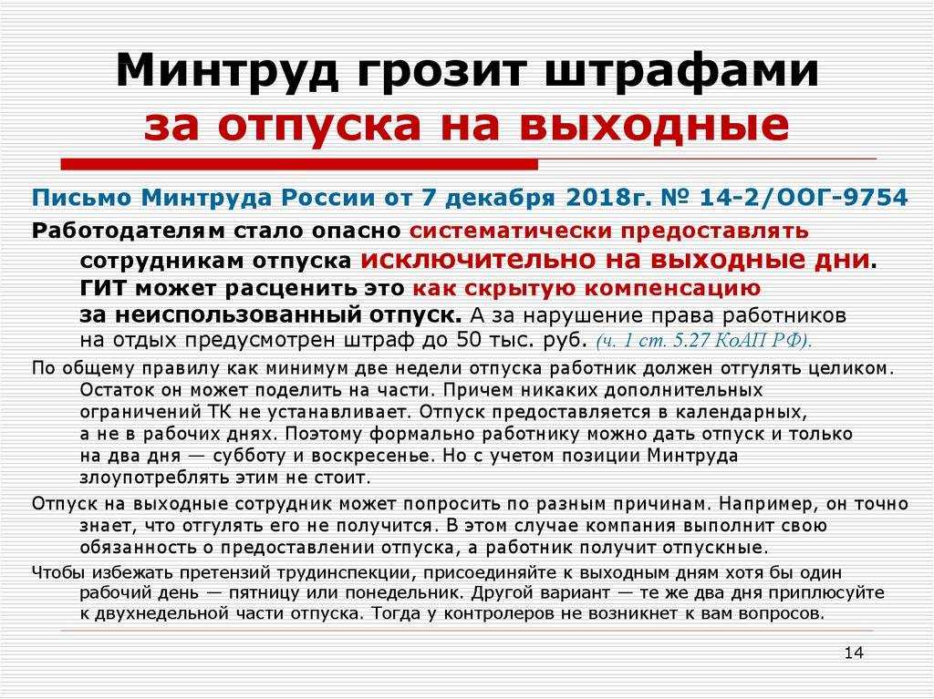 Оплата отпуска на испытательном сроке