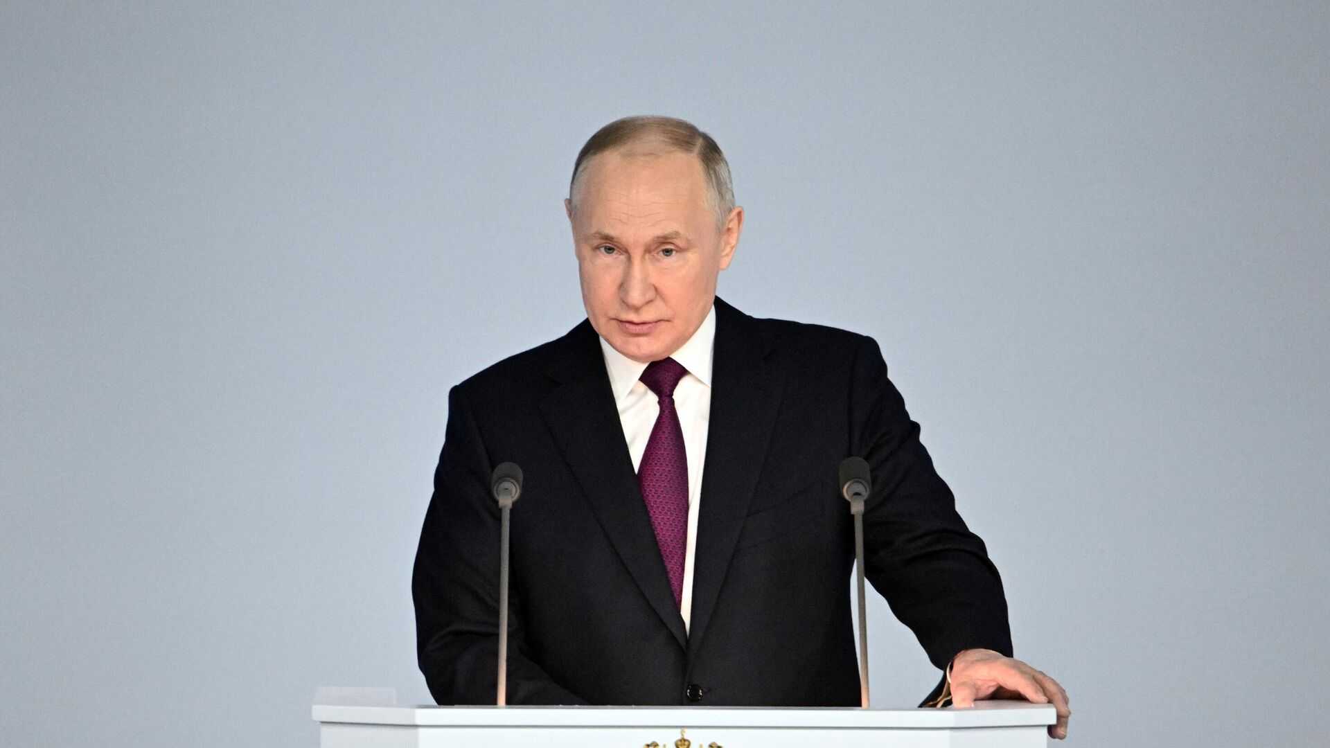 На прошлой неделе с Посланием к Федеральному Собранию обратился Президент РФ В В Путин  
