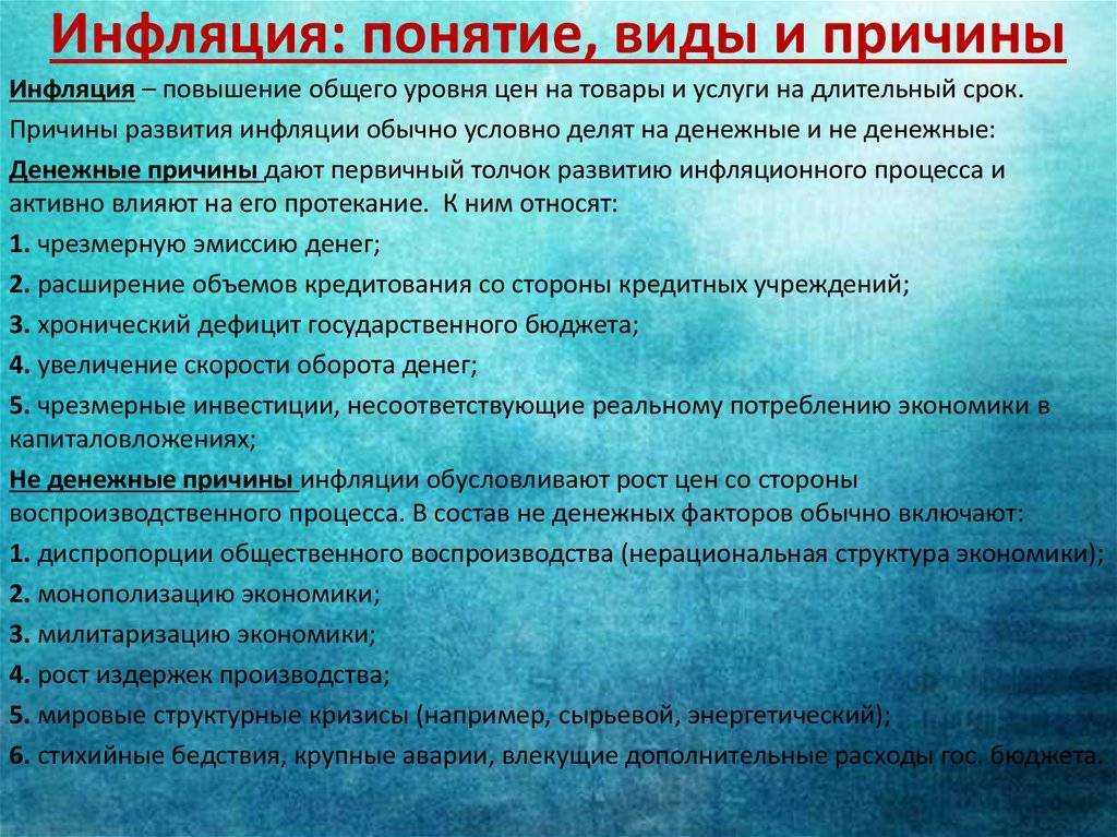 Регулирование инфляции методы границы противоречия кратко