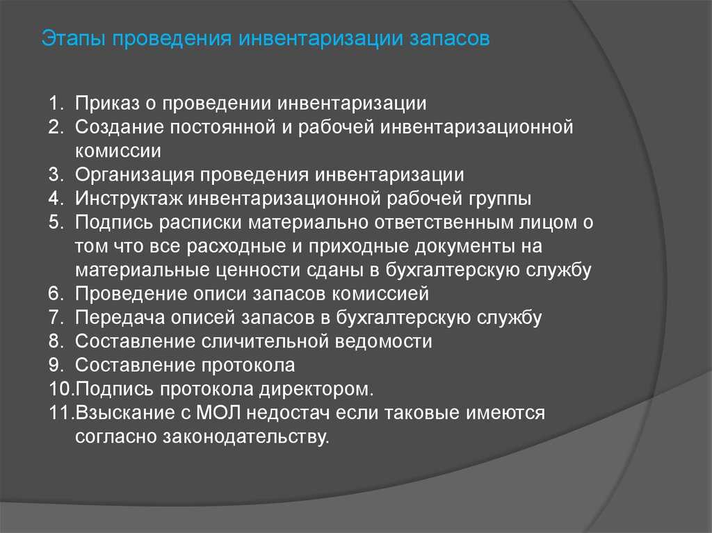 Инвентаризация как эффективный способ контроля за состоянием имущества в кризис