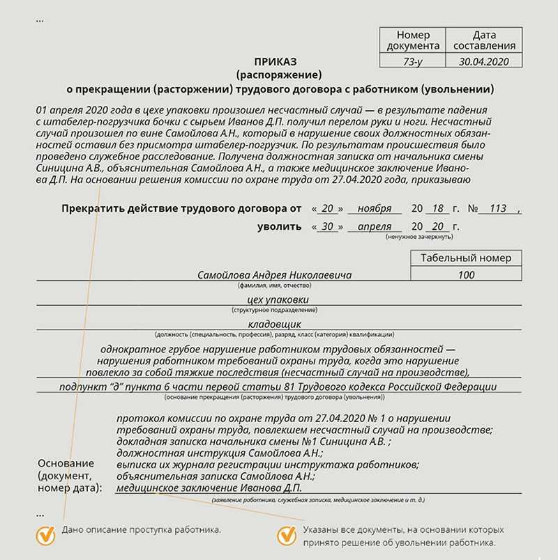 Подчинение сотрудников своему непосредственному начальнику - законы
